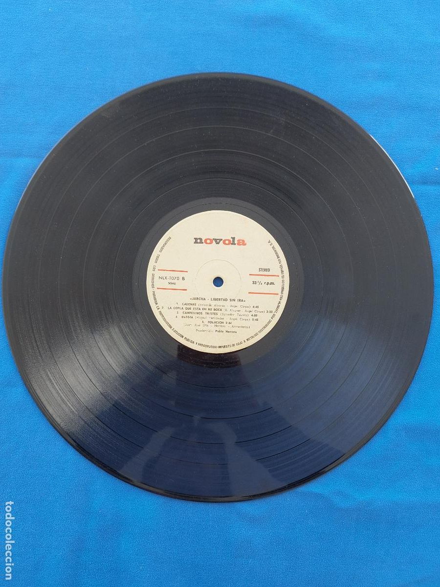 Discos de vinilo: JARCHA - LIBERAT SIN IRA - Foto 3