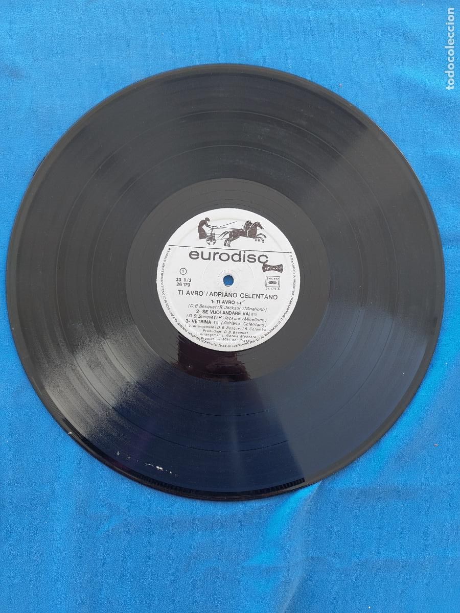 Discos de vinilo: ADRIANO CELENTANO - TI AVRO&acute; - Foto 2