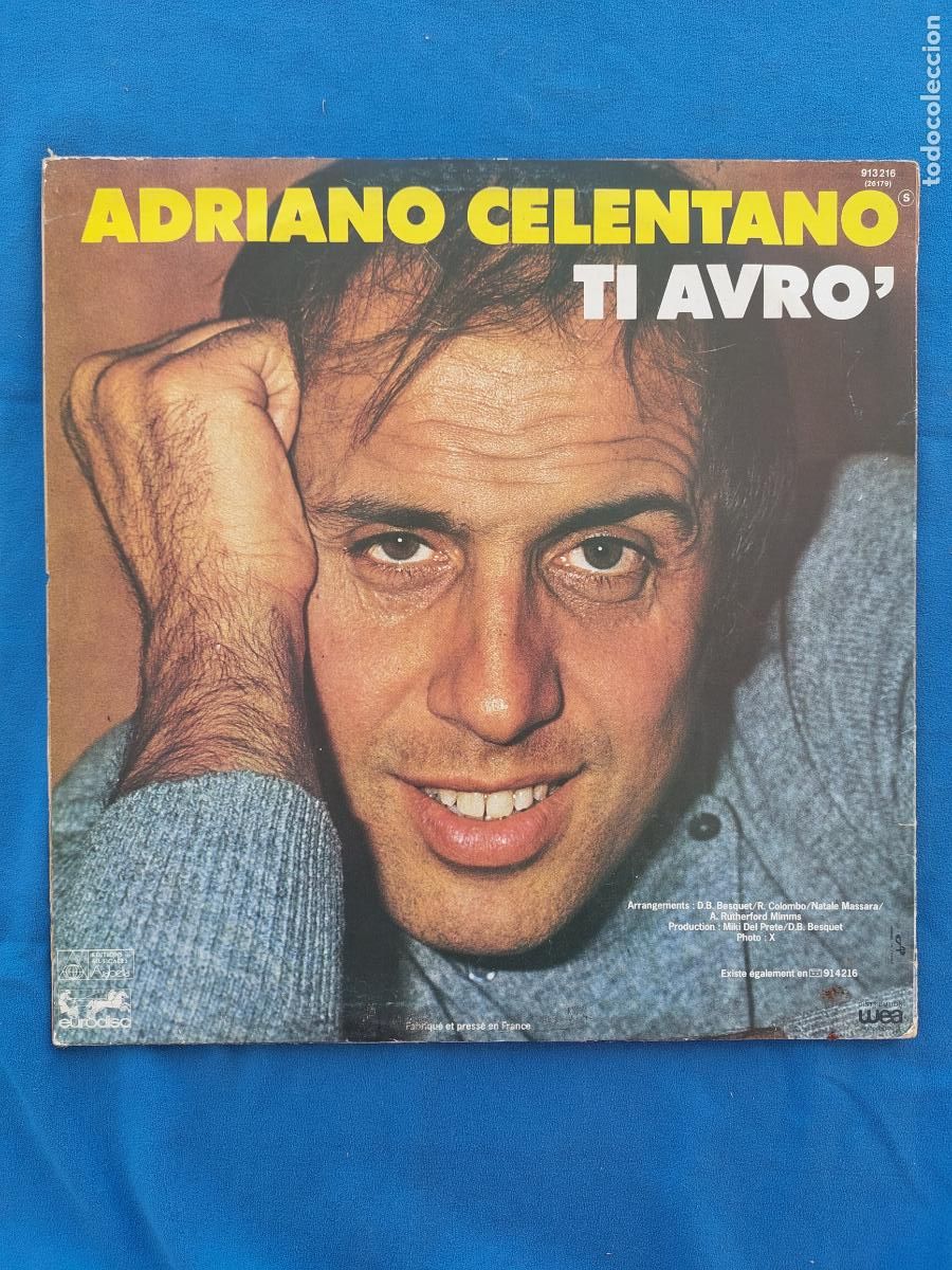 Discos de vinilo: ADRIANO CELENTANO - TI AVRO&acute; - Foto 3