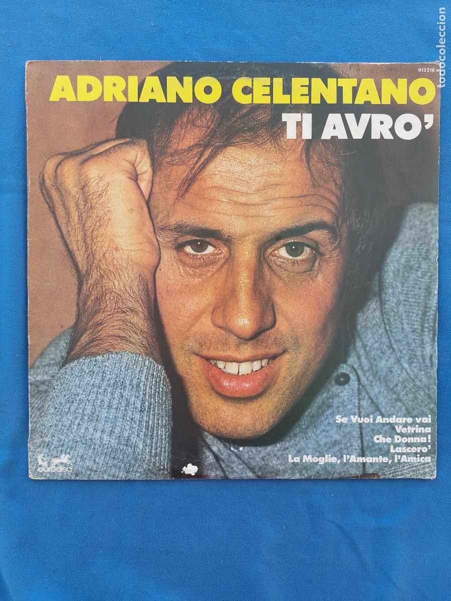 Discos de vinilo: ADRIANO CELENTANO - TI AVRO&acute; - Foto 1
