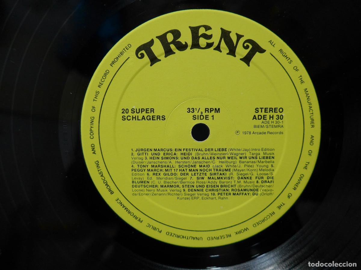 Discos de vinilo: 20 SUPER SCHLAGERS - Foto 7