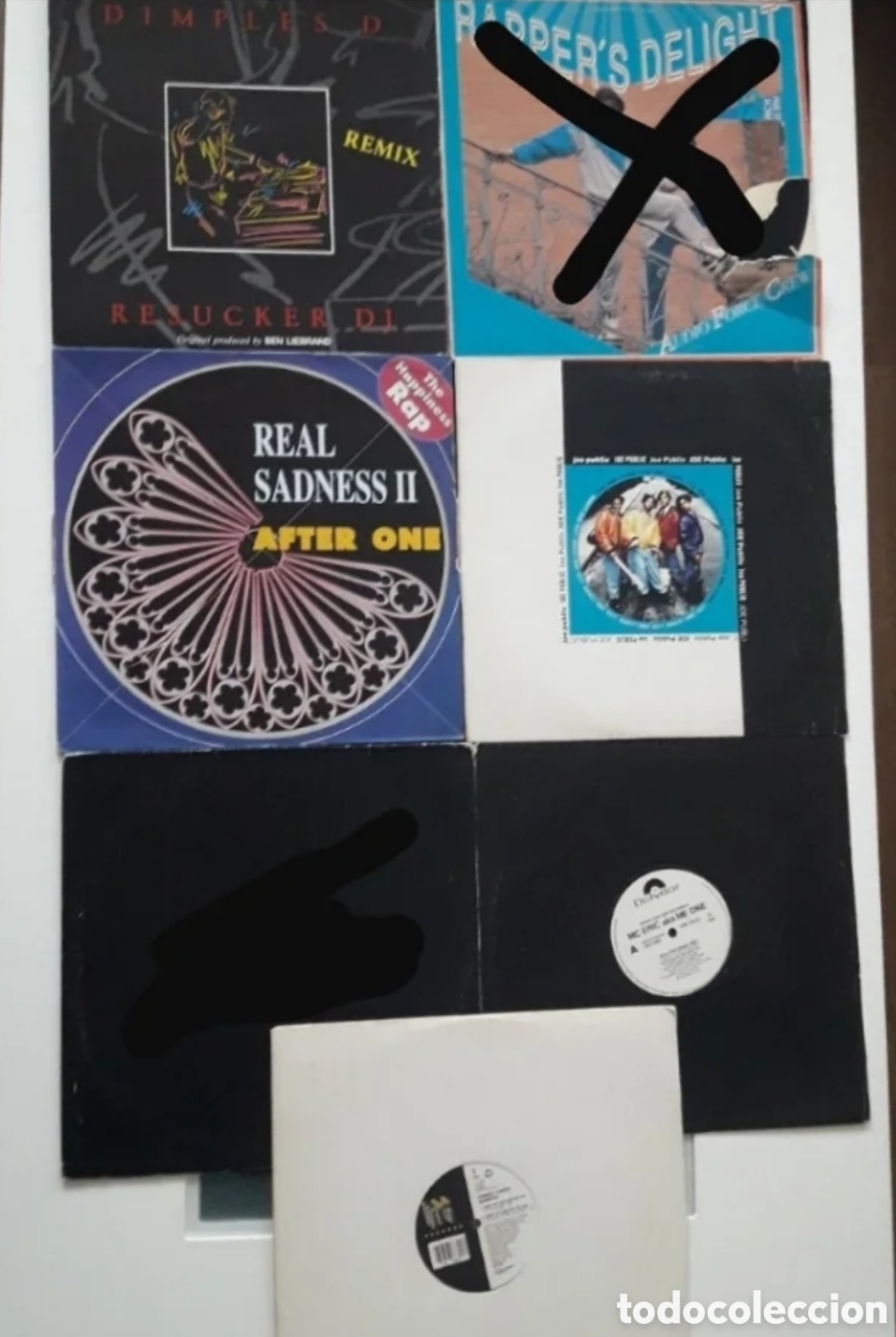 Discos de vinilo: Lote Maxi singles hip-hop - Foto 1