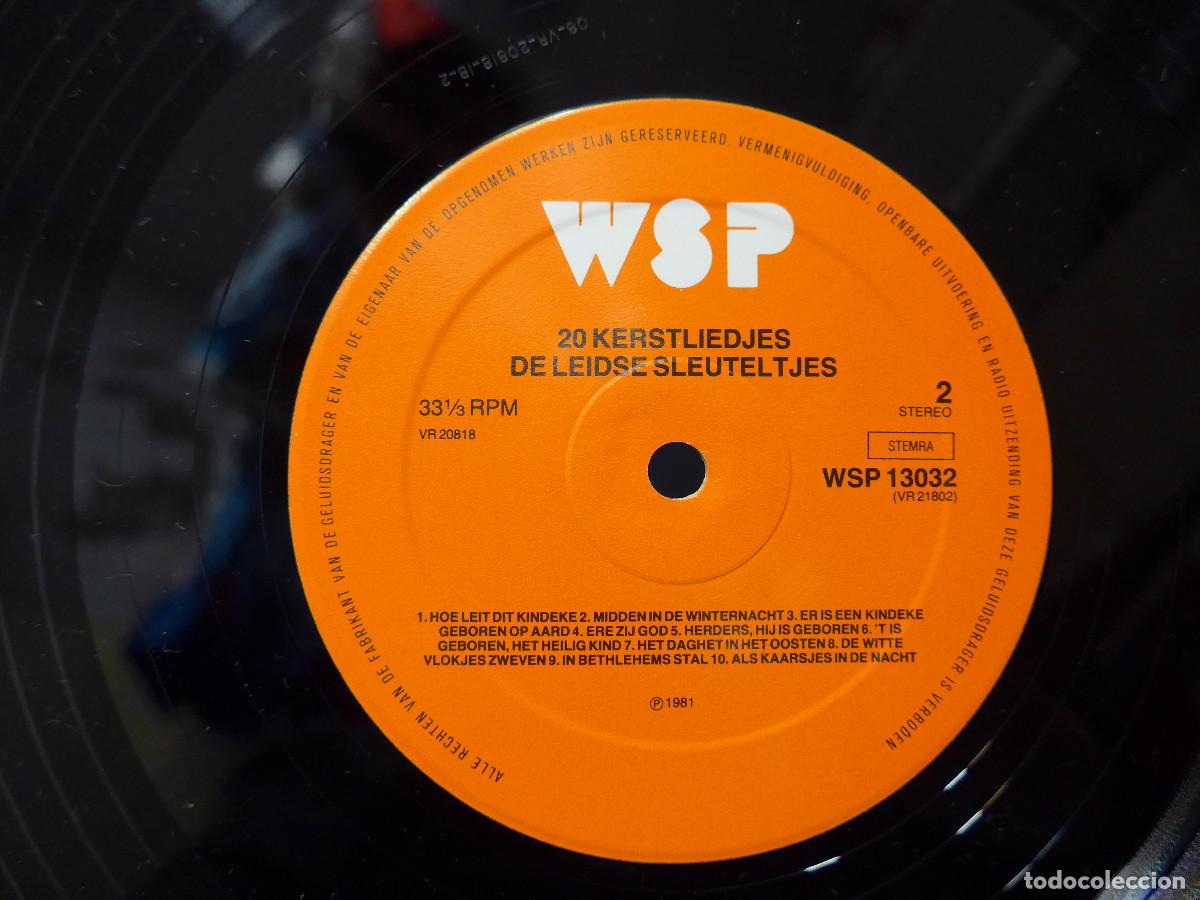Discos de vinilo: 20 KERSTLIEDJES DE LEIDSE SLEUTELTJES - Foto 8