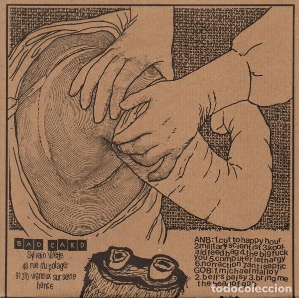 Discos de vinilo: Agoraphobic Nosebleed / Gob &ndash; Split Seven Inch Record - Foto 2