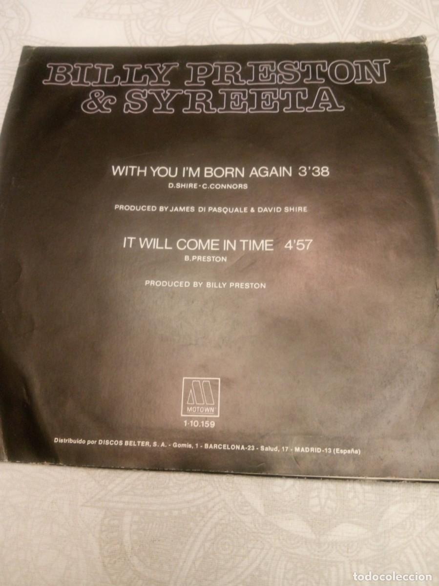 Discos de vinilo: Disco Single Billy Preston&Syreeta - Foto 2