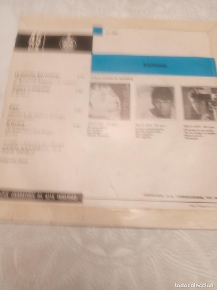 Discos de vinilo: Disco Single Raphael La Cancion del trabajo - Foto 2