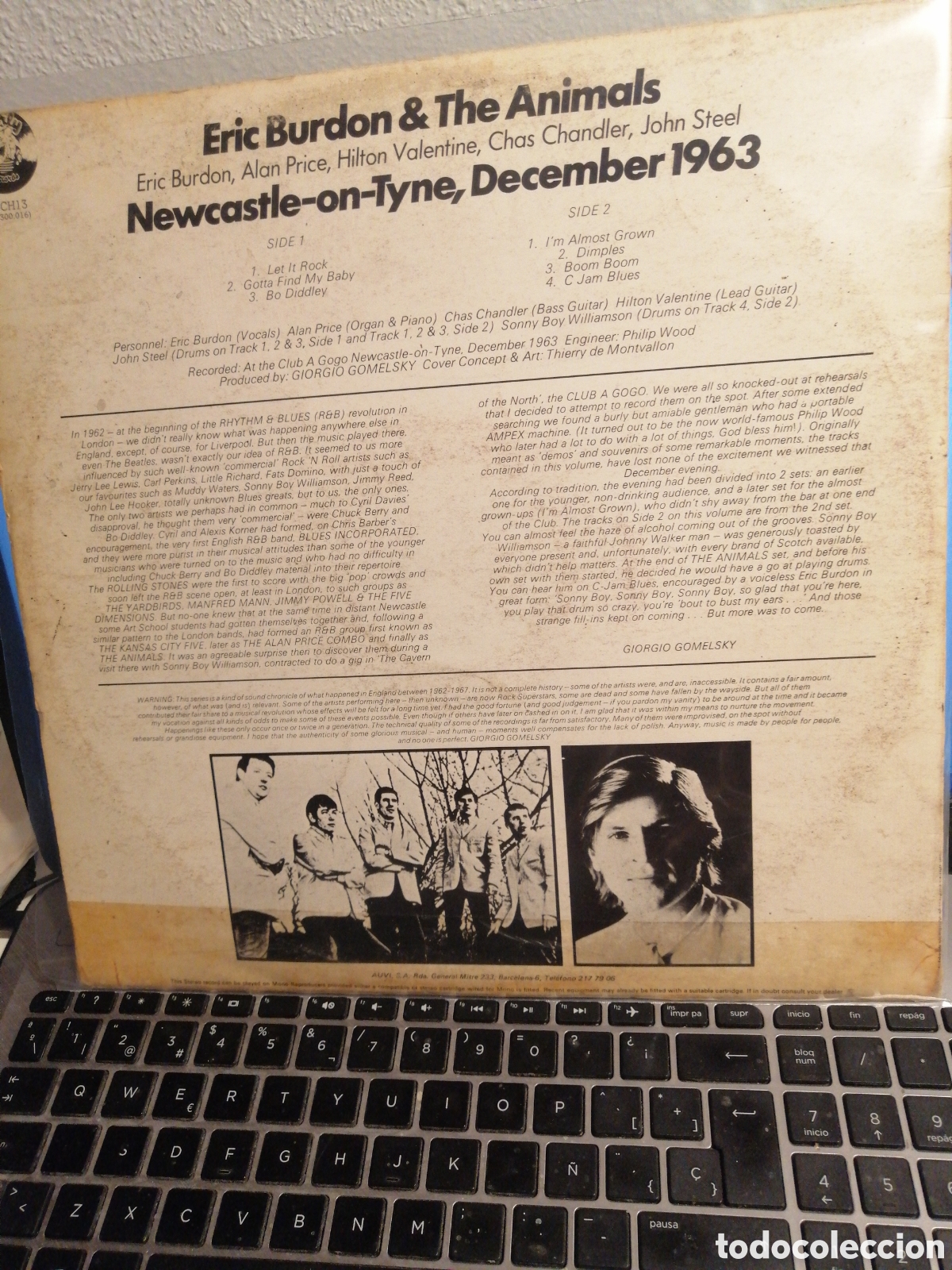 Discos de vinilo: Eric Burdon - Newcastle On Tyne 1963 - Foto 2