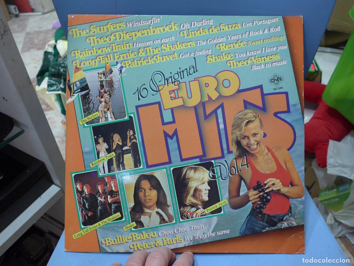 Discos de vinilo: 16 ORIGINAL EUROHITS 4 - Foto 1
