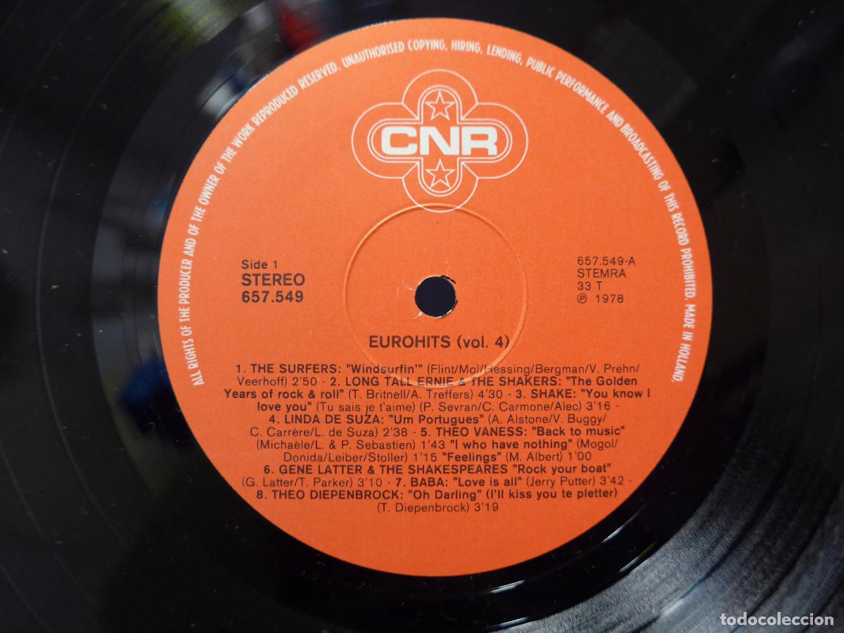 Discos de vinilo: 16 ORIGINAL EUROHITS 4 - Foto 6
