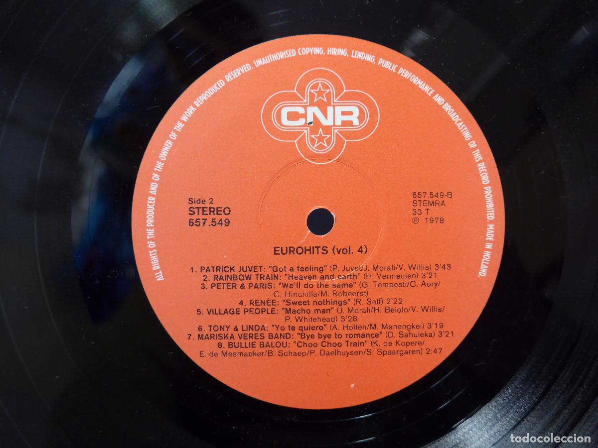 Discos de vinilo: 16 ORIGINAL EUROHITS 4 - Foto 8