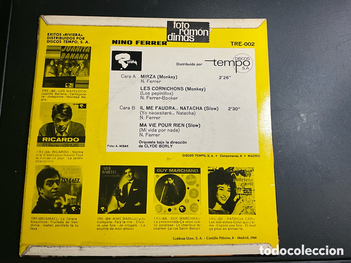 Discos de vinilo: NINO FERRER - Foto 2
