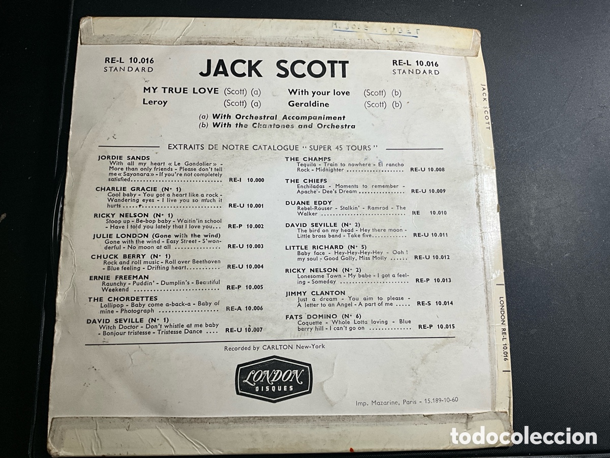 Discos de vinilo: JACK SCOTT - Foto 2