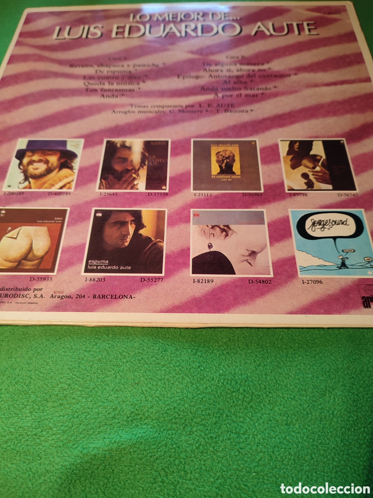 Discos de vinilo: Luis Eduardo Aute - Lo mejor de - Foto 2