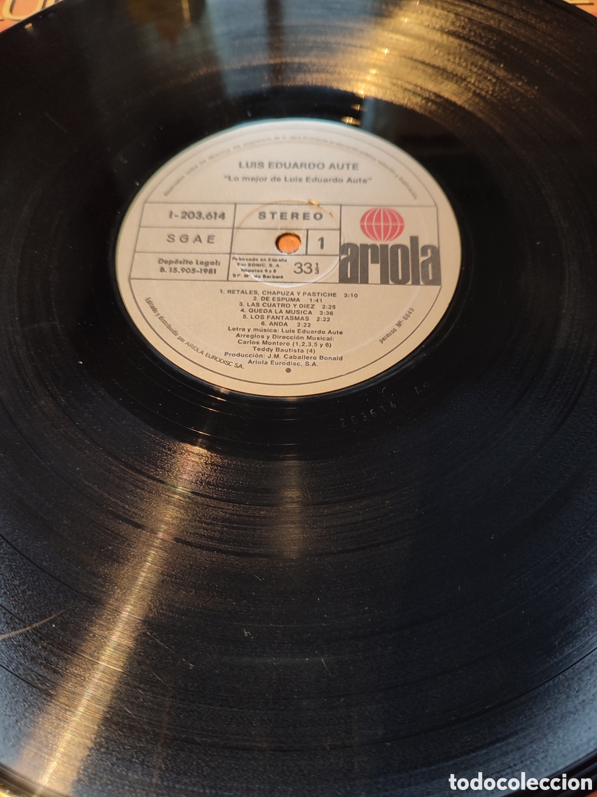 Discos de vinilo: Luis Eduardo Aute - Lo mejor de - Foto 3