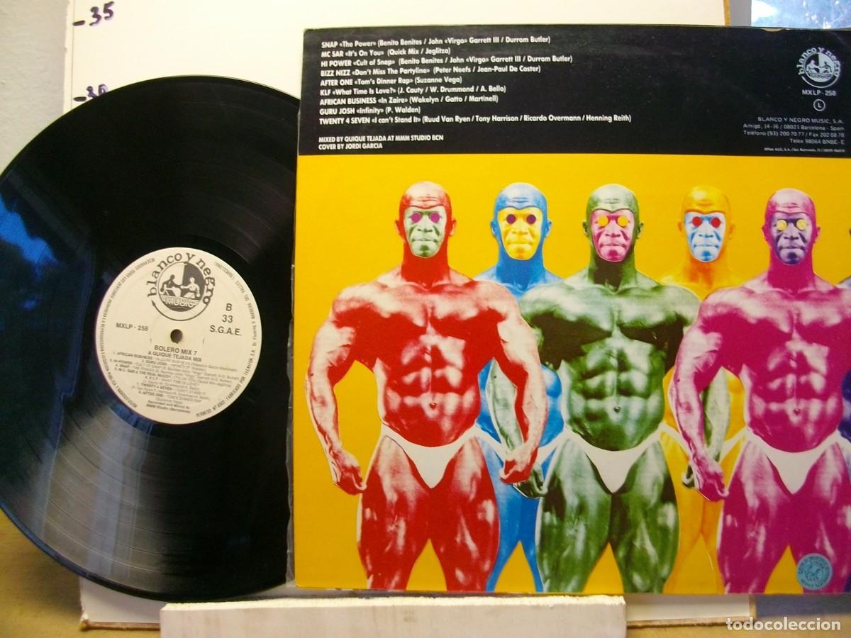 Discos de vinilo: BOLERO MIX 7 LP - Foto 2