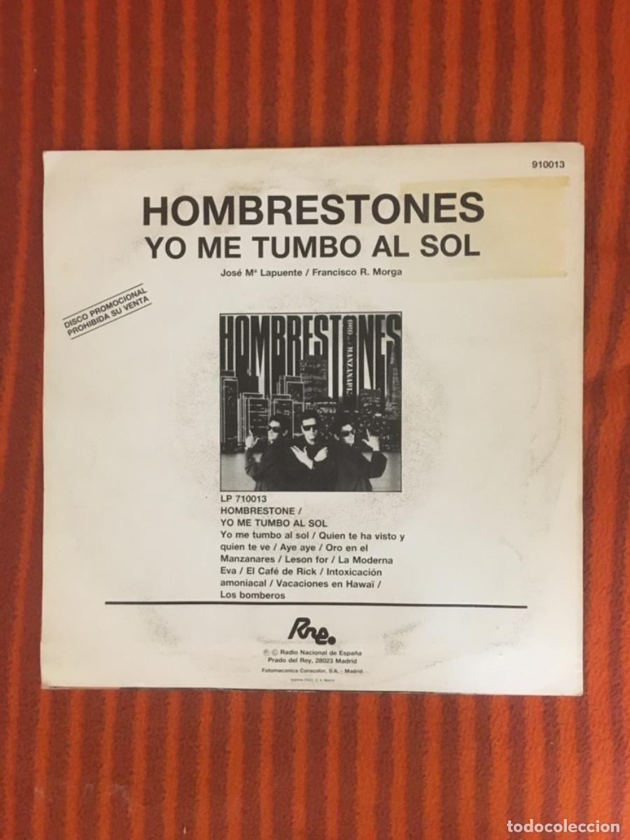Discos de vinilo: HOMBRESTONES-ORO EN EL MANZANARES - Foto 2