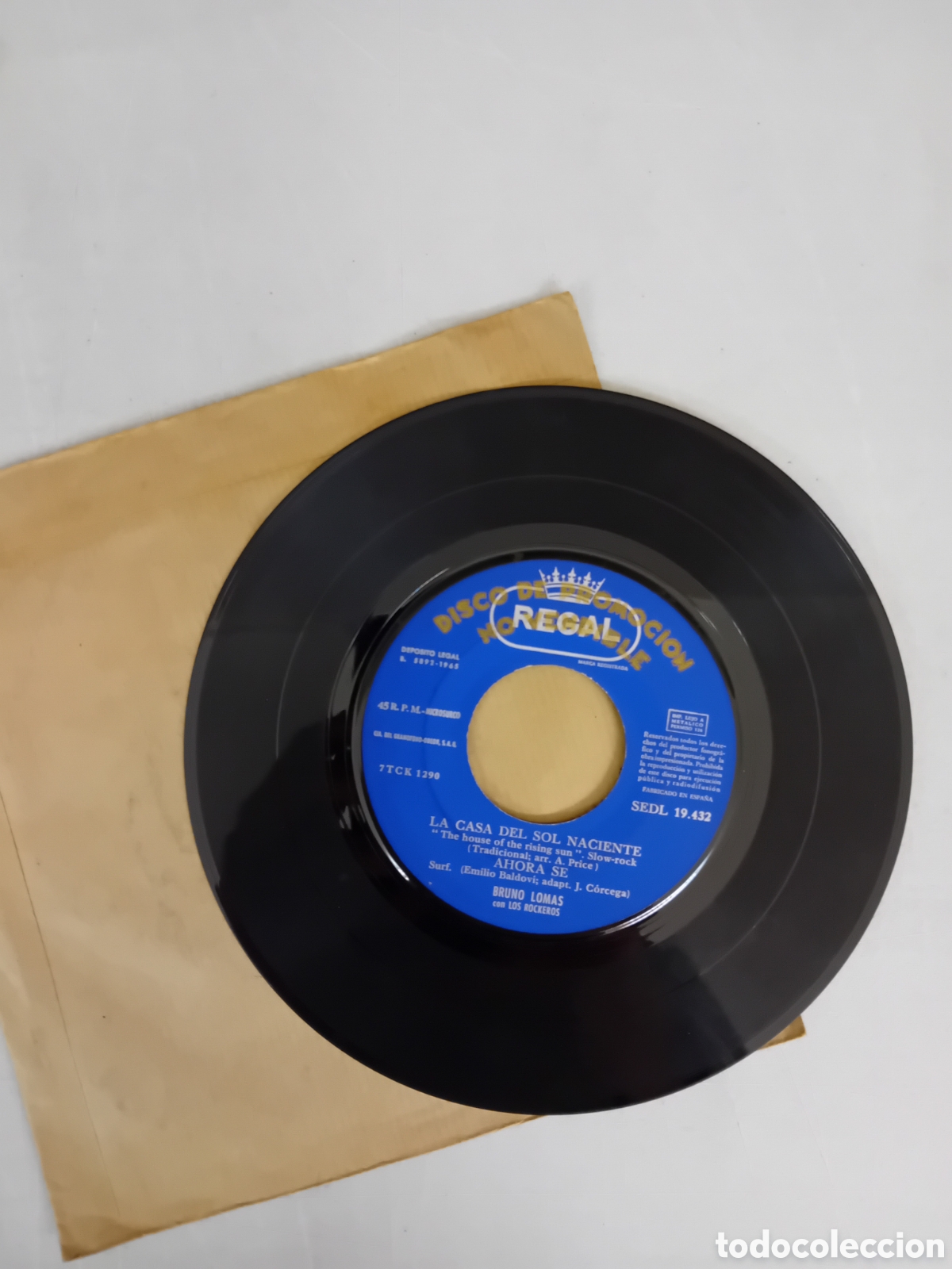 Discos de vinilo: BRUNO LOMAS. CASA SOL NACIENTE. SI SI NENA - Foto 1