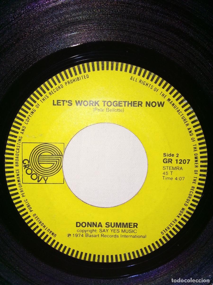 Discos de vinilo: DONNA SUMMER - THE HOSTAGE - SINGLE HOLANDA 1974 - Foto 3