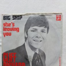 Discos de vinilo: CLIFF RICHARD - BIG SHIP - SINGLE HOLANDA 1969