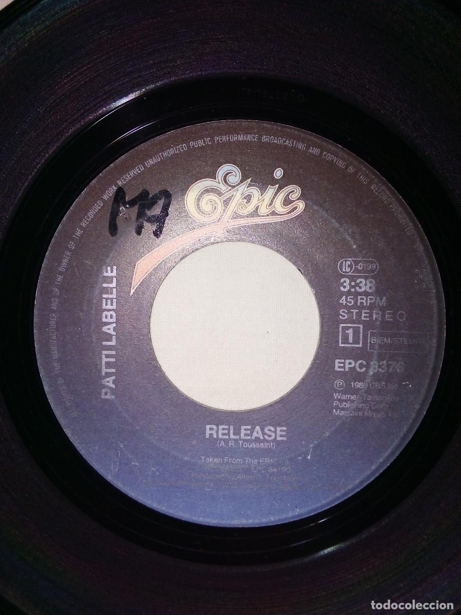 Discos de vinilo: PATTI LABELLE - RELEASE - SINGLE HOLANDA 1980 - Foto 2