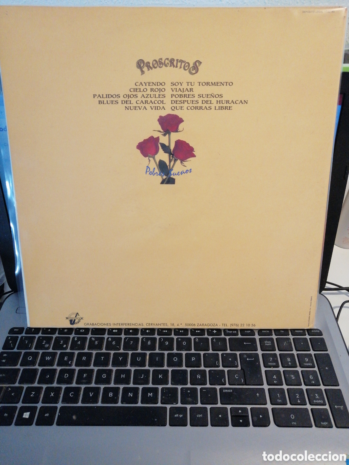 Discos de vinilo: Proscritos - Pobres sue&ntilde;os - Foto 2