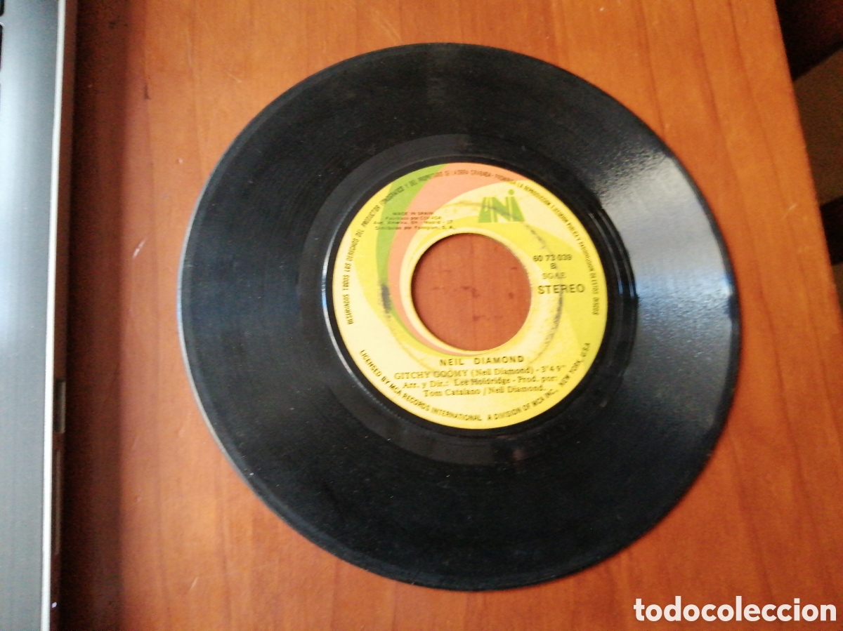 Discos de vinilo: SINGLE 7&rdquo; VINILO DISCO ( SIN FUNDA) NEIL DIAMOND - Foto 1