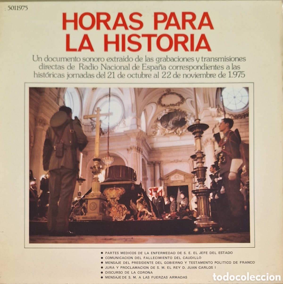 Discos de vinilo: Horas para la Historia. - Foto 1