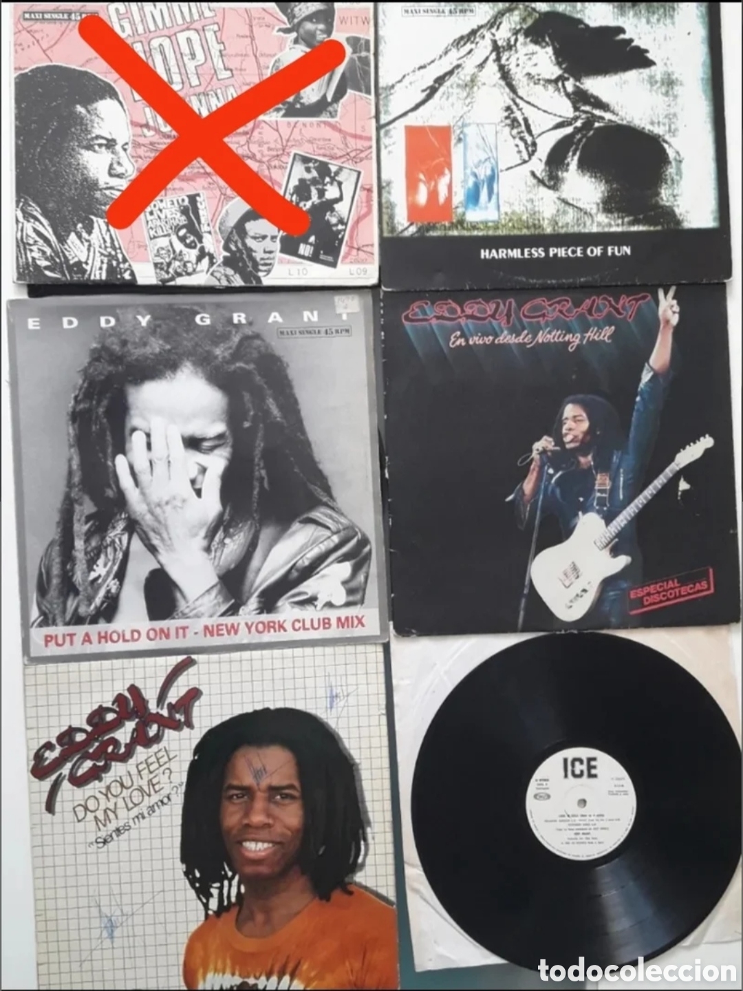 Discos de vinilo: Lote 5 vinilos Eddy Grant - Foto 1