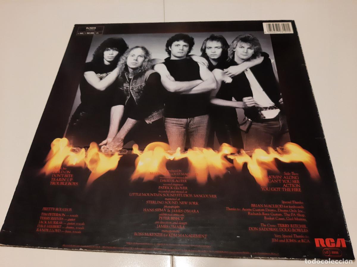 Discos de vinilo: PRETTY ROUGH -GOT THE FIRE- (1984) LP DISCO VINILO - Foto 8