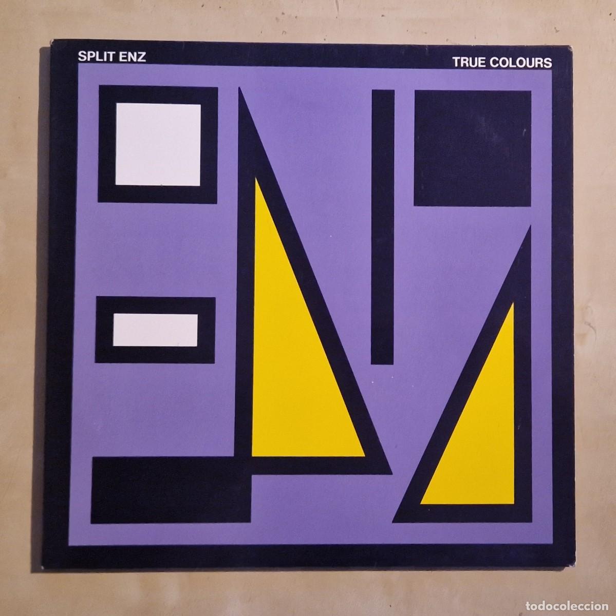 Discos de vinilo: SPLIT ENZ - TRUE COLOURS LP 1979 (EPIC) ESPA&Ntilde;A - Foto 1
