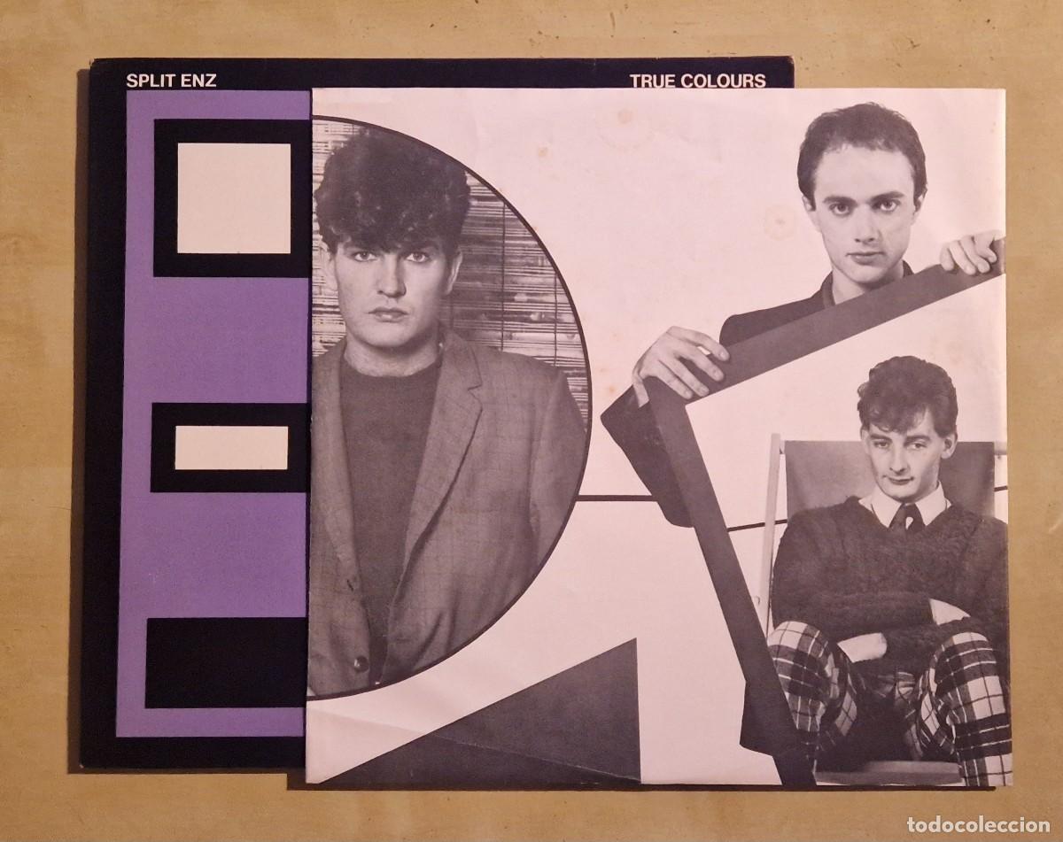 Discos de vinilo: SPLIT ENZ - TRUE COLOURS LP 1979 (EPIC) ESPA&Ntilde;A - Foto 2