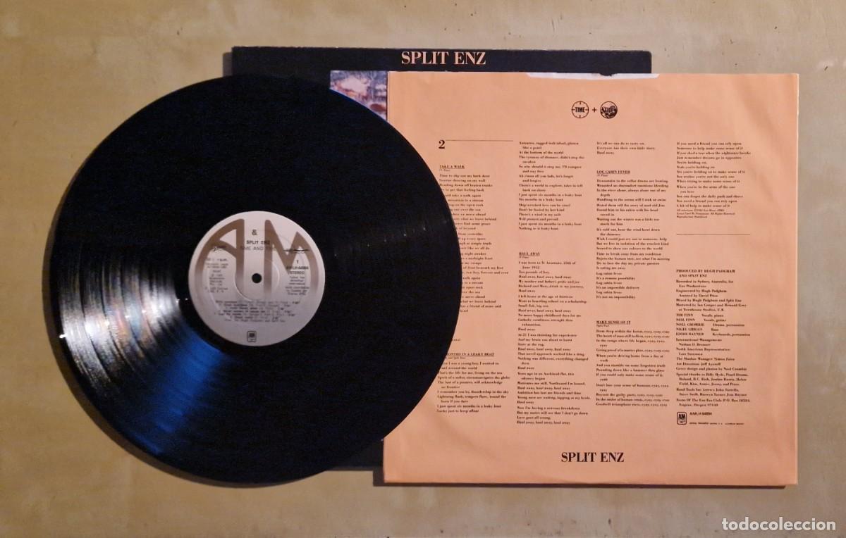Discos de vinilo: SPLIT ENZ - TIME AND TIDE LP 1982 - Foto 3