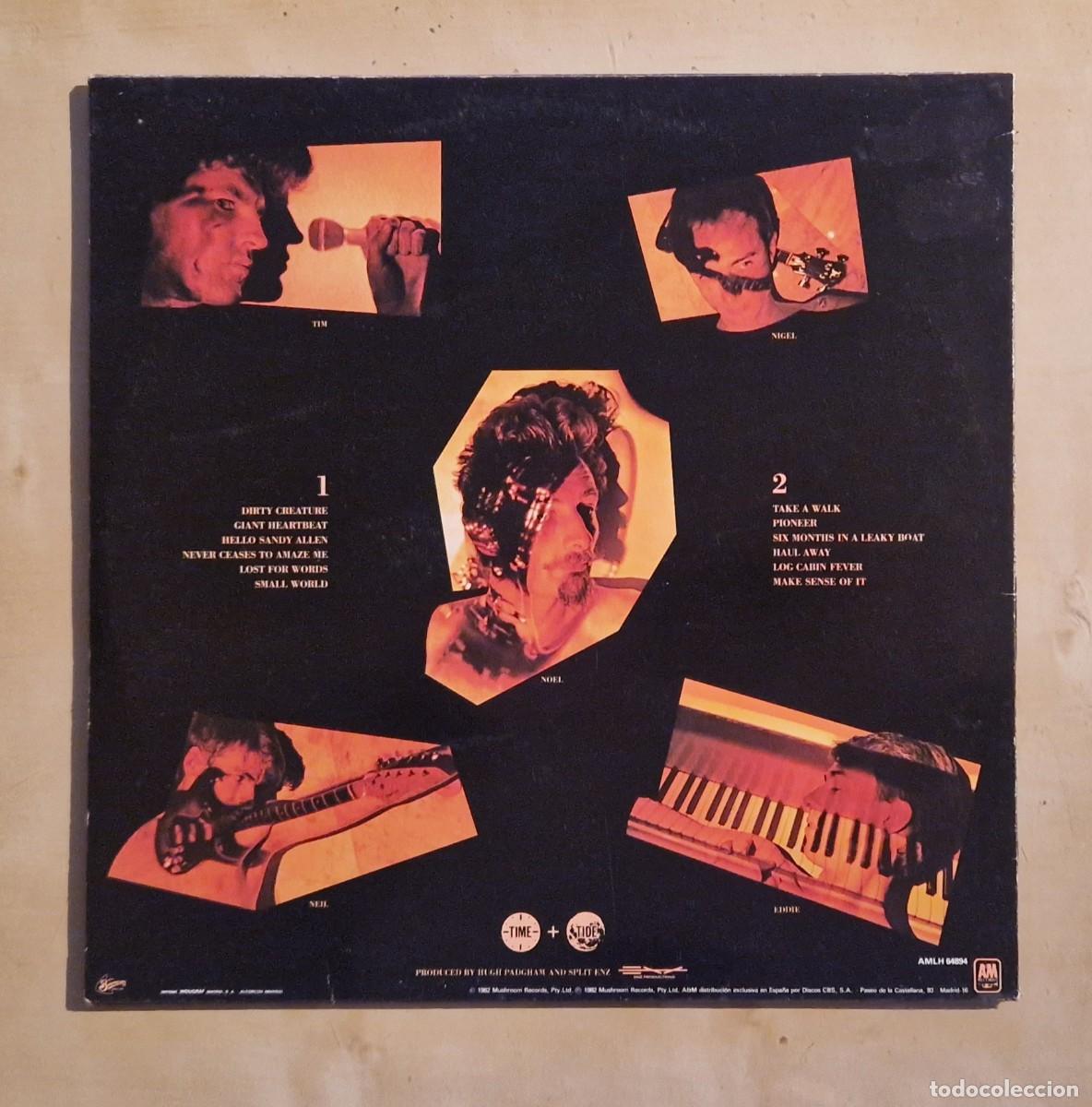 Discos de vinilo: SPLIT ENZ - TIME AND TIDE LP 1982 - Foto 4