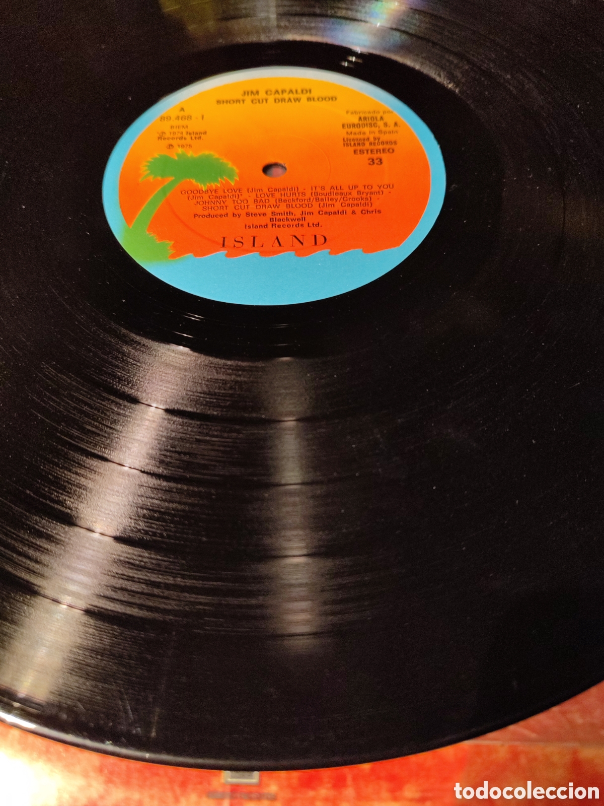 Discos de vinilo: Jim Capaldi - Short cut draw bloood - Foto 3