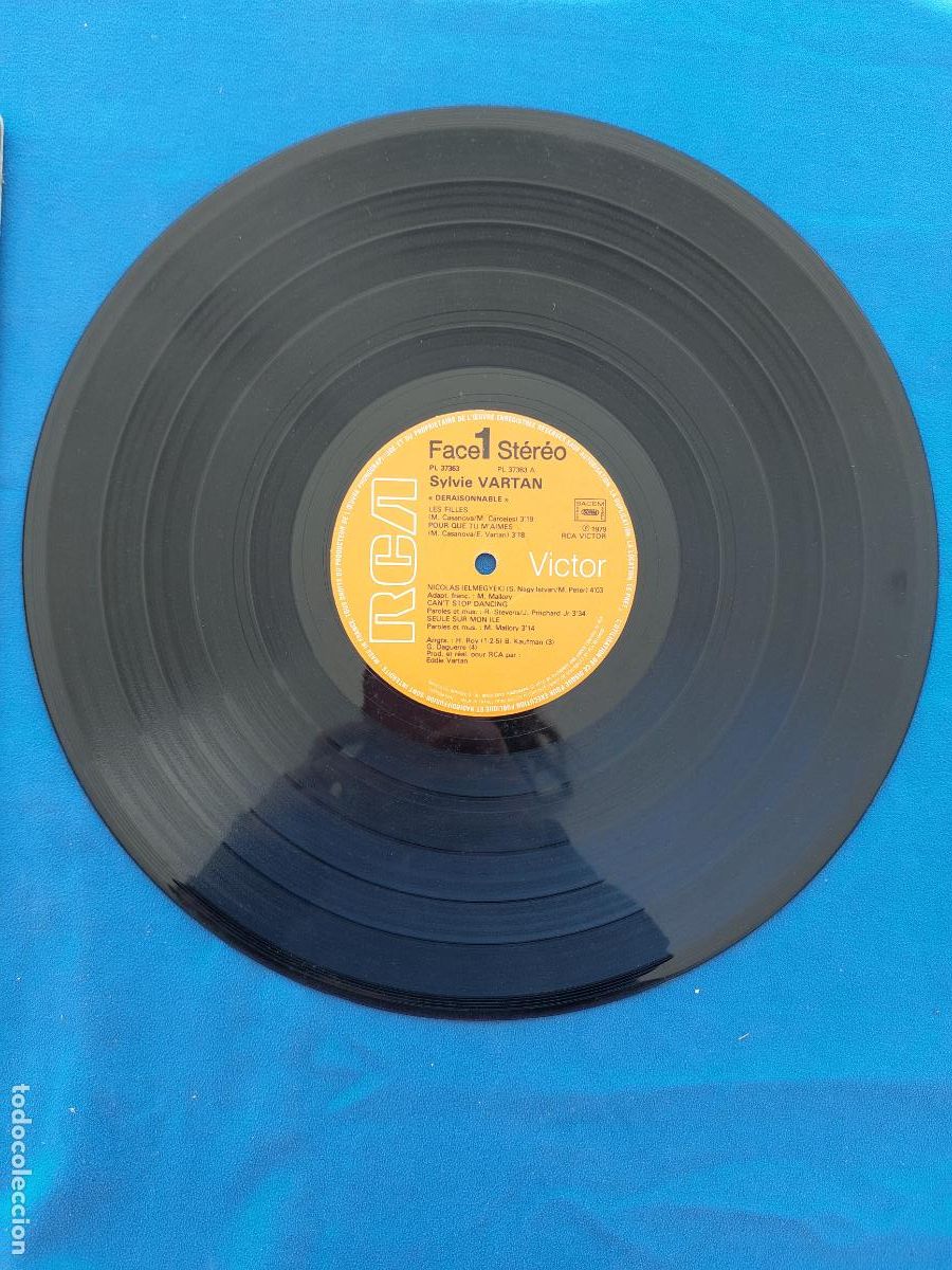 Discos de vinilo: SYLVIE VARTAN - DERAISONNABLE - Foto 2