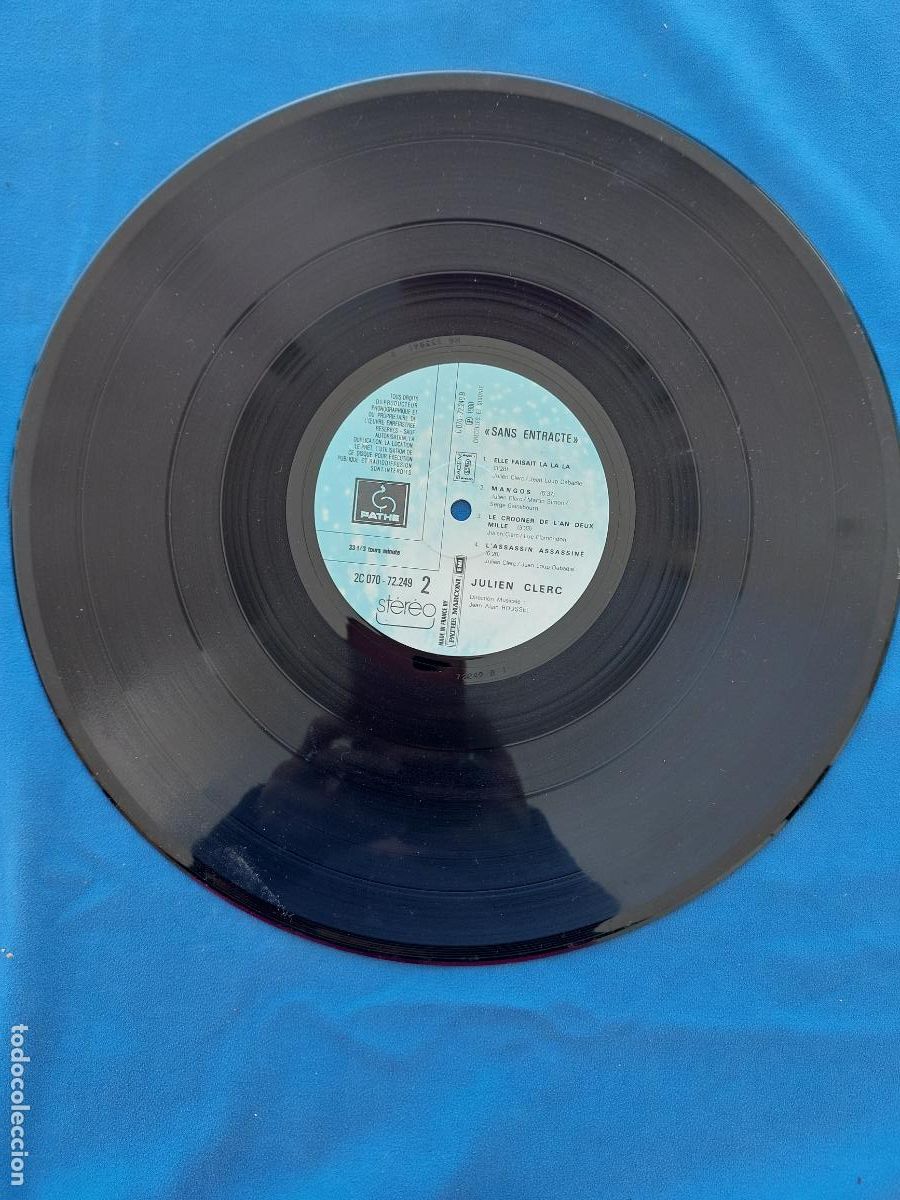 Discos de vinilo: JULIEN CLERC - SANS ENTRACTE - Foto 2