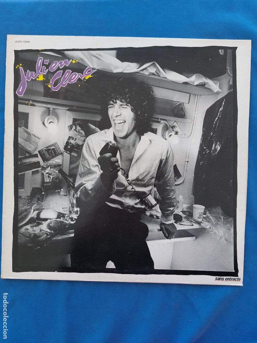 Discos de vinilo: JULIEN CLERC - SANS ENTRACTE - Foto 1