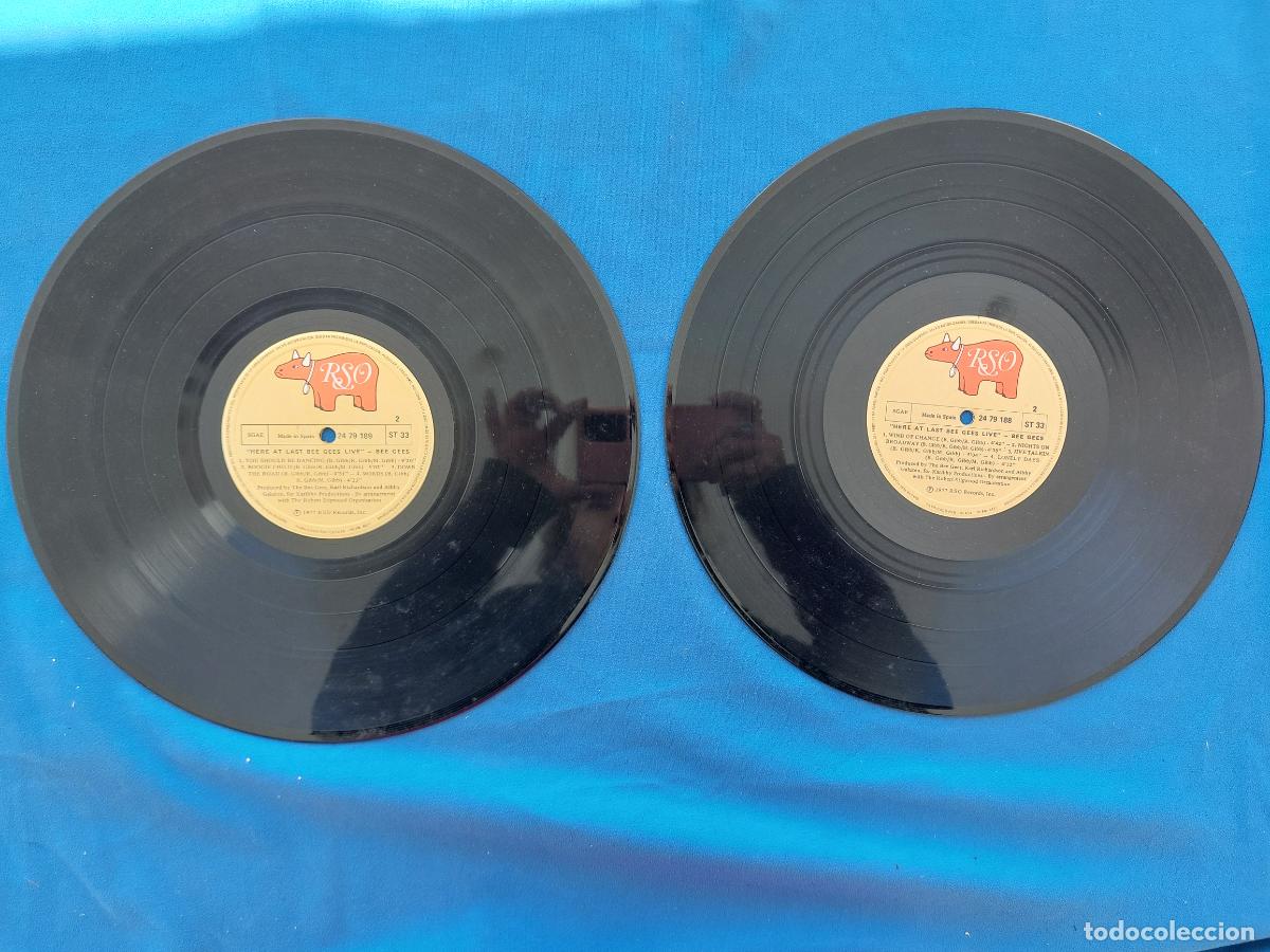 Discos de vinilo: BEE GEES - HERE AT LAST BEE GEES LIVE - Foto 3