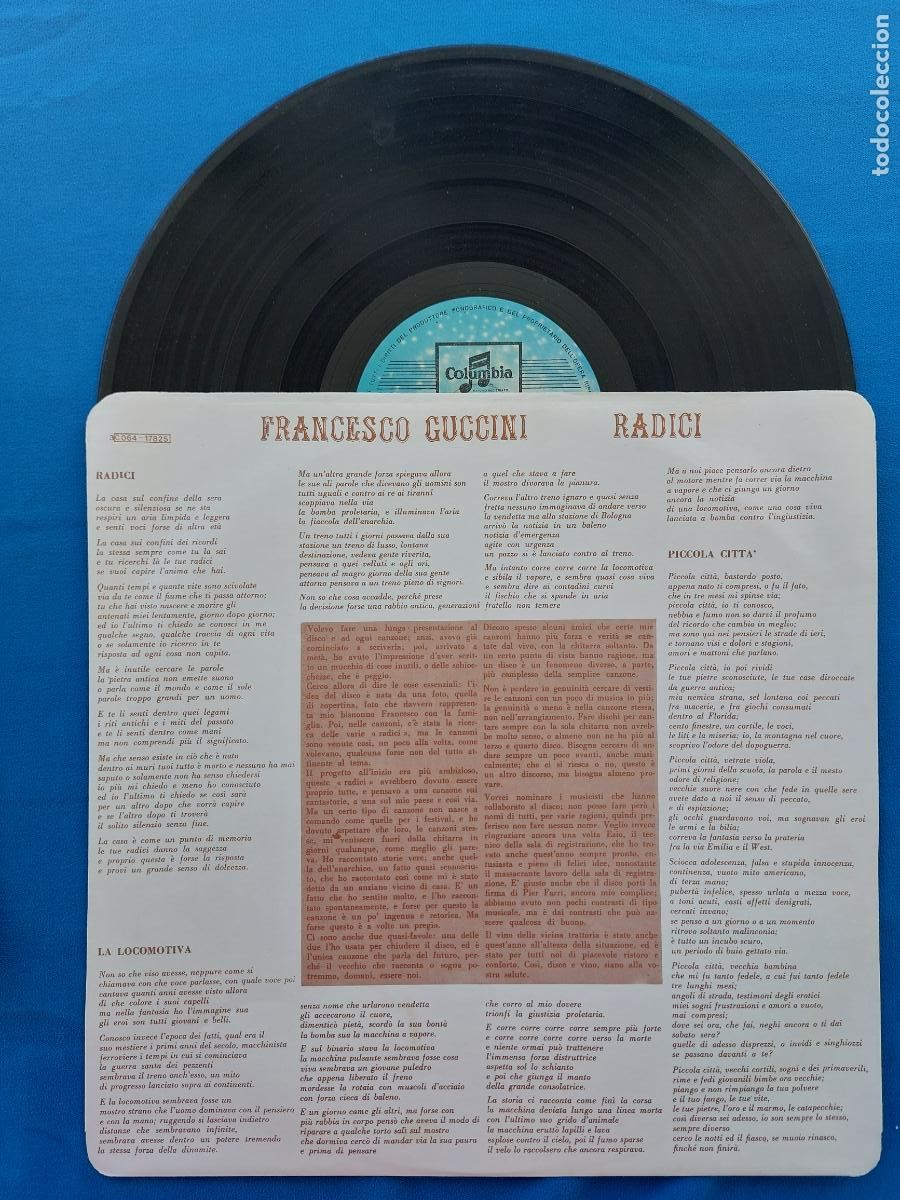 Discos de vinilo: FRANCESCO GUCCINI - RADICI - Foto 3