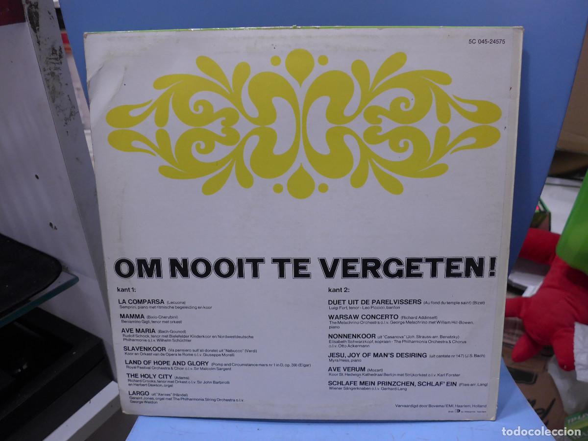 Discos de vinilo: OM NOOIT TE VERGETEN - Foto 3