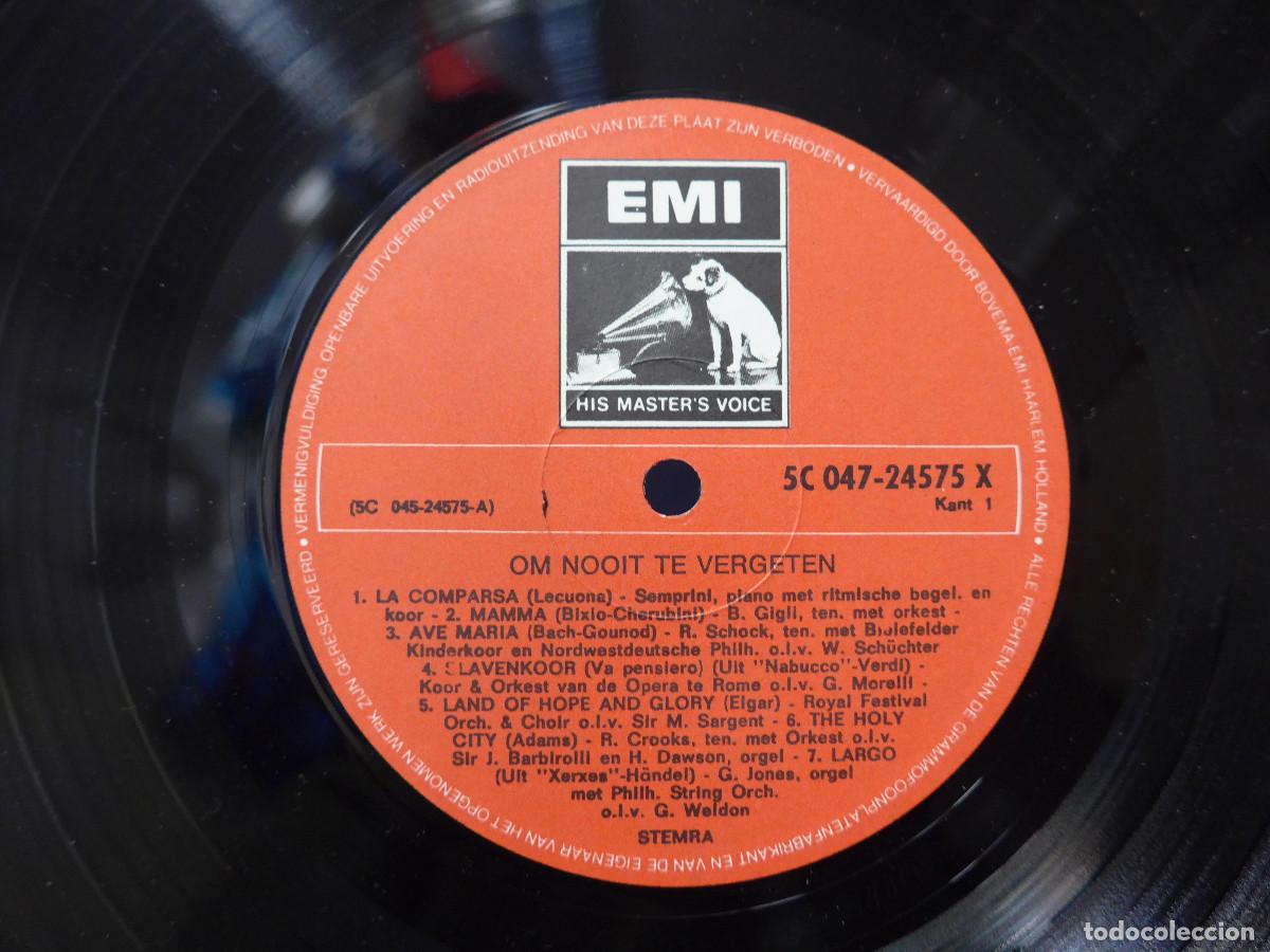 Discos de vinilo: OM NOOIT TE VERGETEN - Foto 7