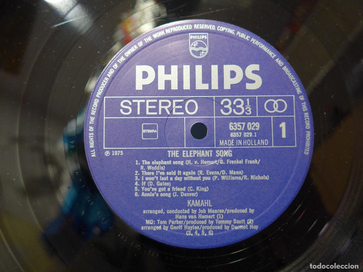 Discos de vinilo: KAMAHL THE ELEPHANT SONG - Foto 6
