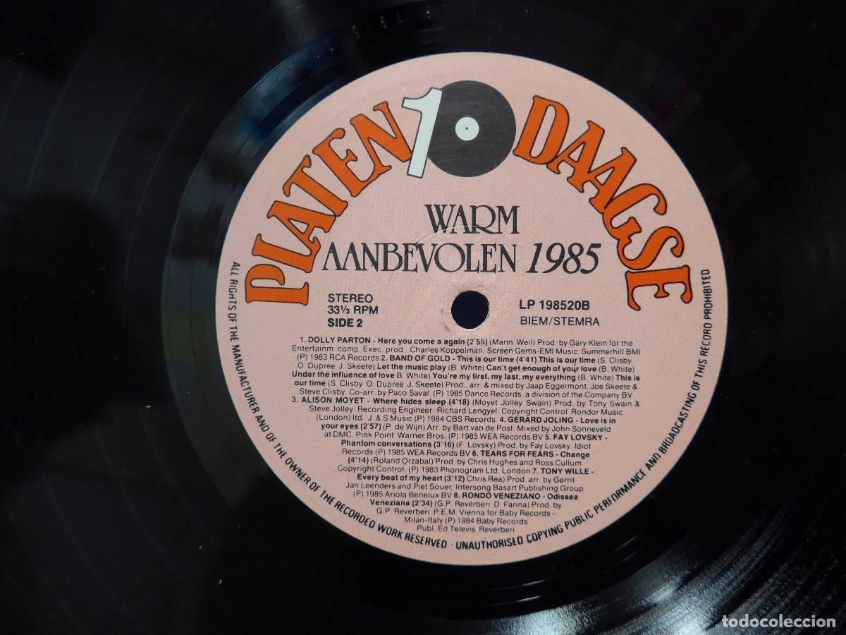 Discos de vinilo: WARM AANBEVOLEN 85 - Foto 8