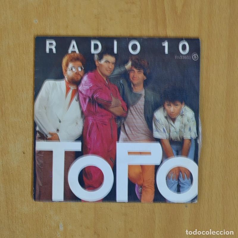 Discos de vinilo: TOPO - RADIO 10 - PROMO SINGLE - Foto 1