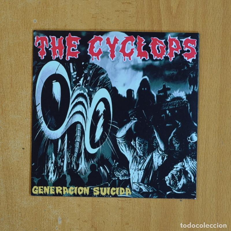 Discos de vinilo: THE CYCLOPS - GENERACION SUICIDA - VINILO ROJO SINGLE - Foto 1