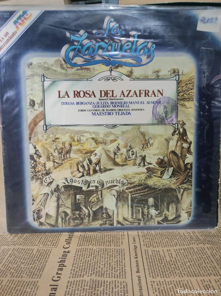 Discos de vinilo: LA ROSA DEL AZAFRAN MAESTRO TEJADA - Foto 1