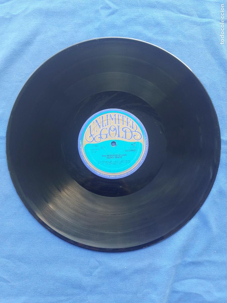 Discos de vinilo: BARRY WHITE - THE MESSAGE IS LOVE - Foto 2