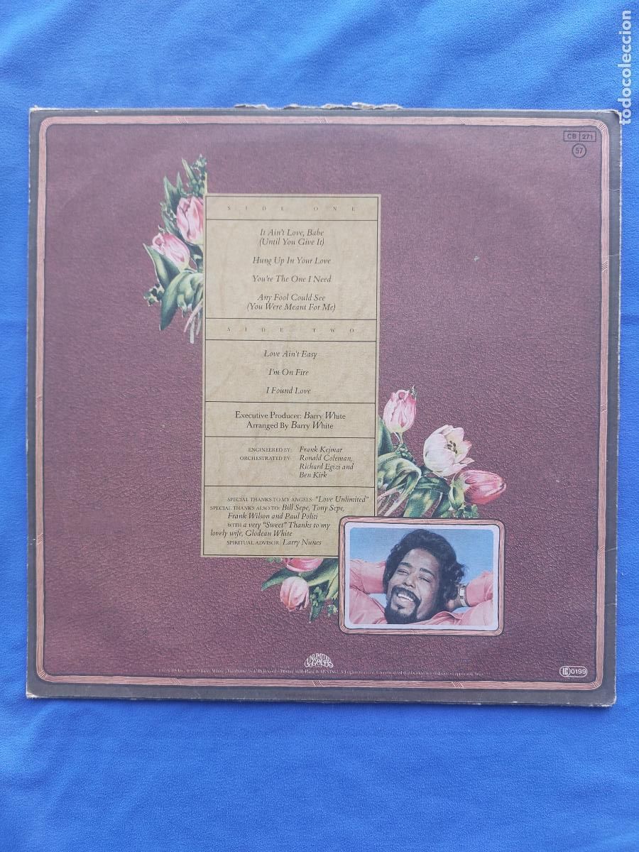 Discos de vinilo: BARRY WHITE - THE MESSAGE IS LOVE - Foto 3