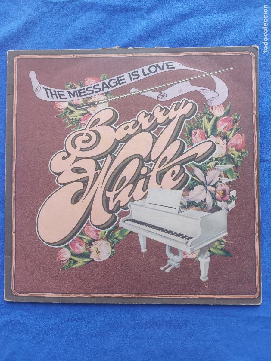 Discos de vinilo: BARRY WHITE - THE MESSAGE IS LOVE - Foto 1