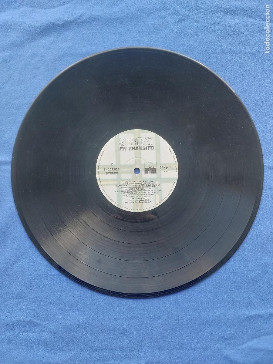 Discos de vinilo: SERRAT - EN TRANSITO - Foto 2